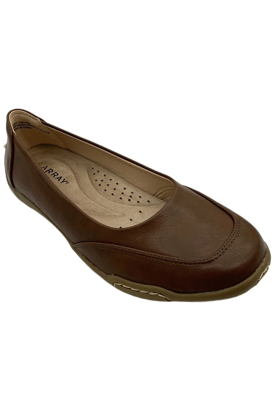 ARRAY Women's Cascade Flats Brown - Extra Wide